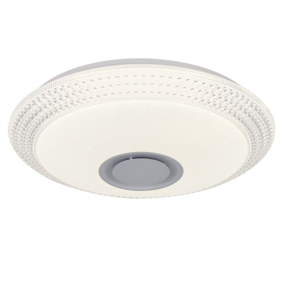 Светодиодный музыкальный светильник смарт Valeso LY578-400 WH для гостинной и спальни 48W+5W RGB Белый