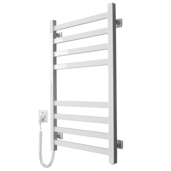 Полотенцесушитель Domingo Axis 480x800 левый белый