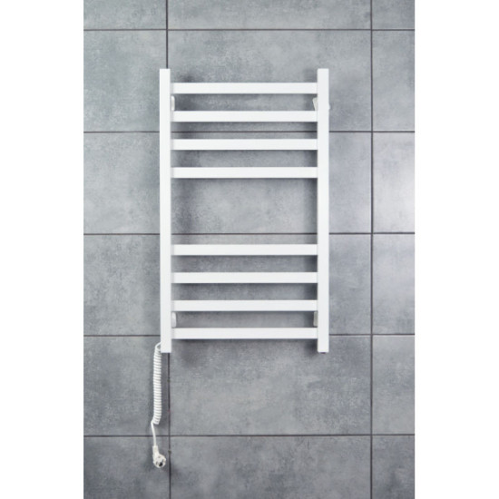 Полотенцесушитель Domingo Axis 480x800 левый белый