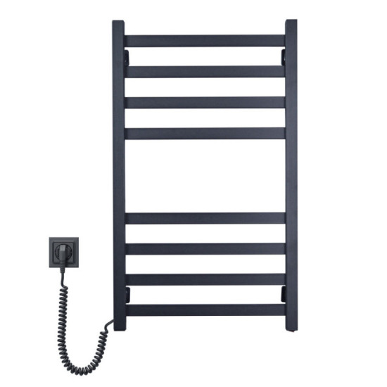 Полотенцесушитель Domingo Axis 480x800 левый черный муар