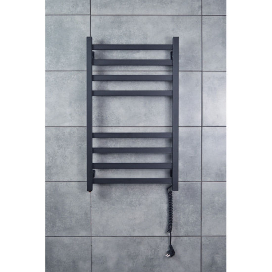 Рушникосушарка Domingo Axis 480x800 правий чорний муар