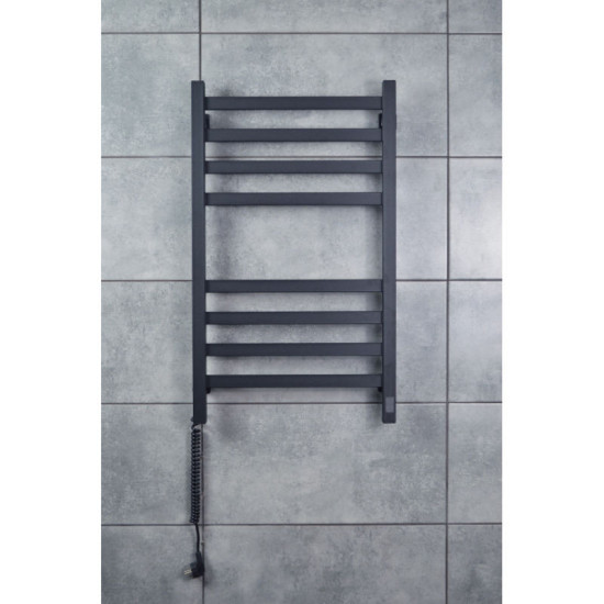 Рушникосушарка Domingo Axis 480x800 Sensor лівий чорний муар