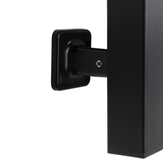 Рушникосушарка Domingo Axis 480x800 Sensor лівий чорний муар