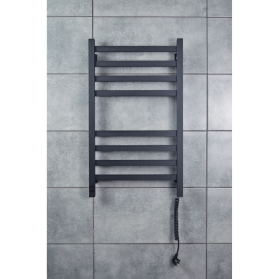 Полотенцесушитель Domingo Axis 480x800 Sensor правый черный муар