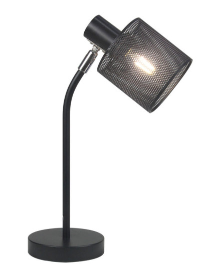 Лампа настільна в стилі лофт Valeso LT9076 BK з поворотним механізмом