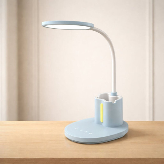 Лампа настольная гибкая светодиодная Sirius BL-1503 голубая