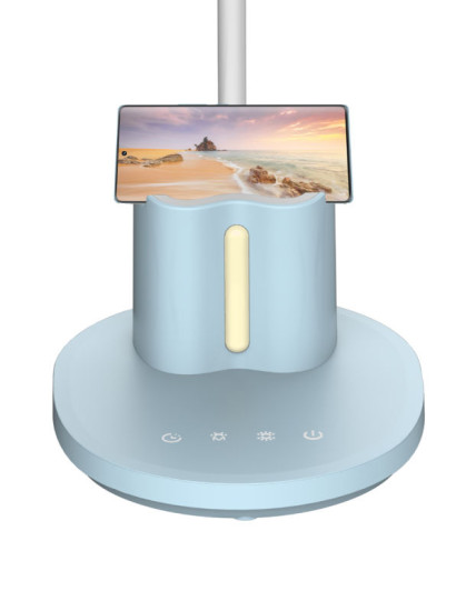 Лампа настольная гибкая светодиодная Sirius BL-1503 голубая