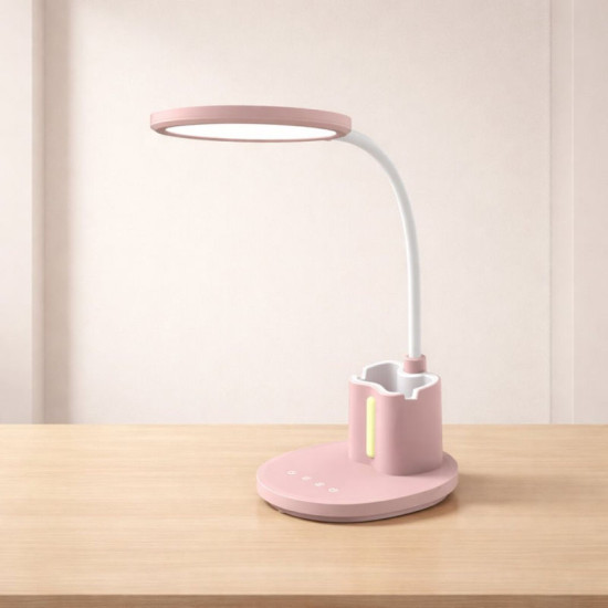 Лампа настольная гибкая светодиодная Sirius BL-1503 розовая