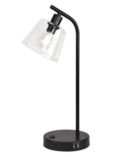 Лампа настольная декоративная Valeso LT91089E BK черный