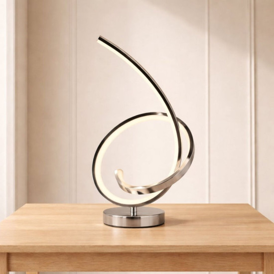 Лампа настольная светодиодная Valeso TD2002, Хром