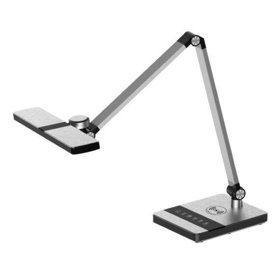 Лампа настольная светодиодная гибкая Sirius BL-1105-C серебристая