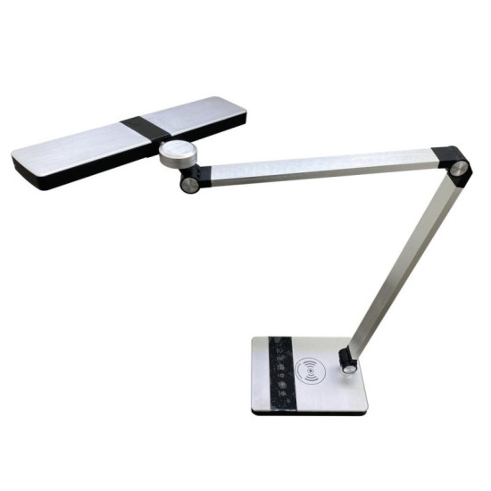 Лампа настольная светодиодная гибкая Sirius BL-1105-C серебристая