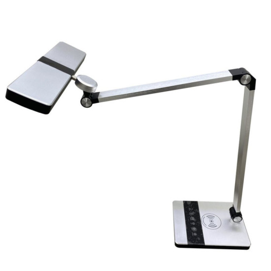 Лампа настольная светодиодная гибкая Sirius BL-1105-C серебристая