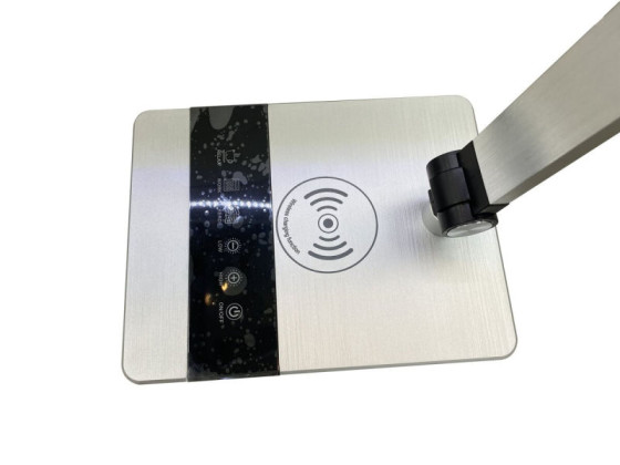 Лампа настольная светодиодная гибкая Sirius BL-1105-C серебристая