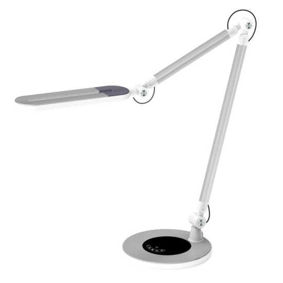 Лампа настольная светодиодная гибкая Sirius BL-1221 серебристая