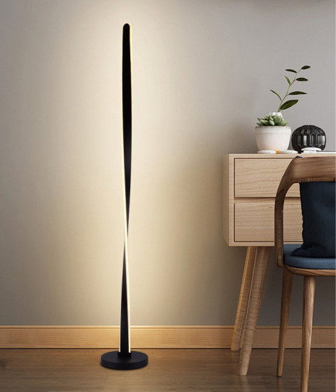 Торшер современный светодиодный Valeso LDD1008 BK 62W черный