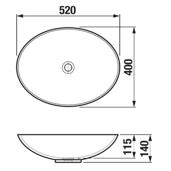 Раковина Jika Astra H8183640001121