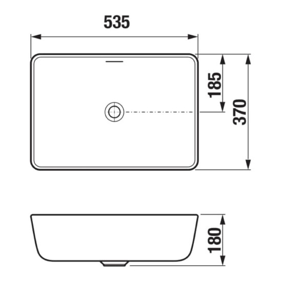 Раковина Jika Сubito H8164220001091
