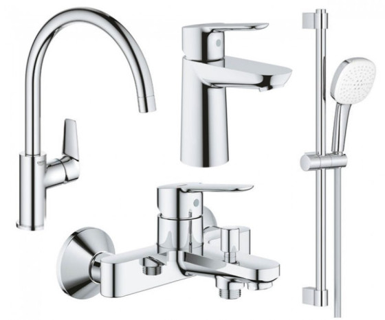 Набор смесителей Grohe Bau Edge 123218K1