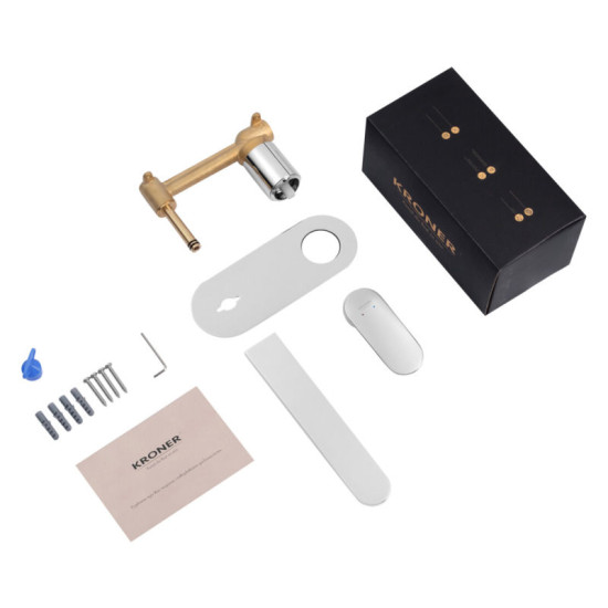 Змішувач для раковини прихованого монтажу Kroner Element 211133B-0101