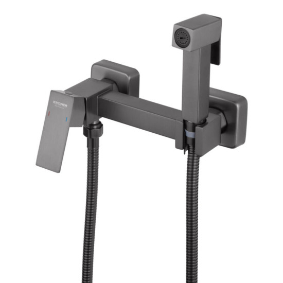 Гігієнічний душ із змішувачем Kroner KRP Edelstahl Kubus - PVD052