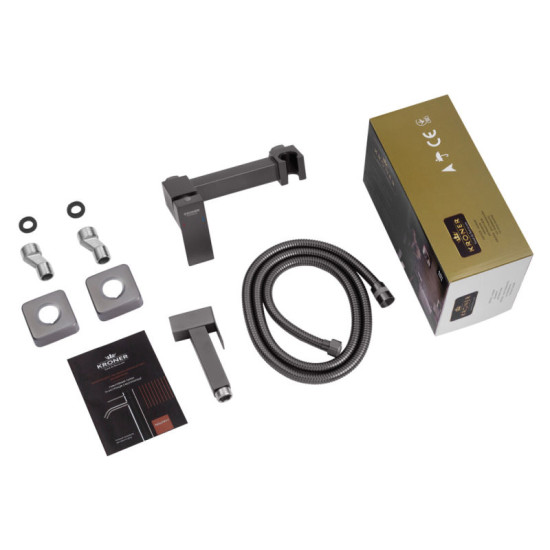 Гігієнічний душ із змішувачем Kroner KRP Edelstahl Kubus - PVD052