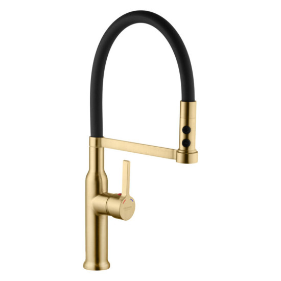 Кухонный смеситель Kroner KRP Ersel - GBG03112BLK