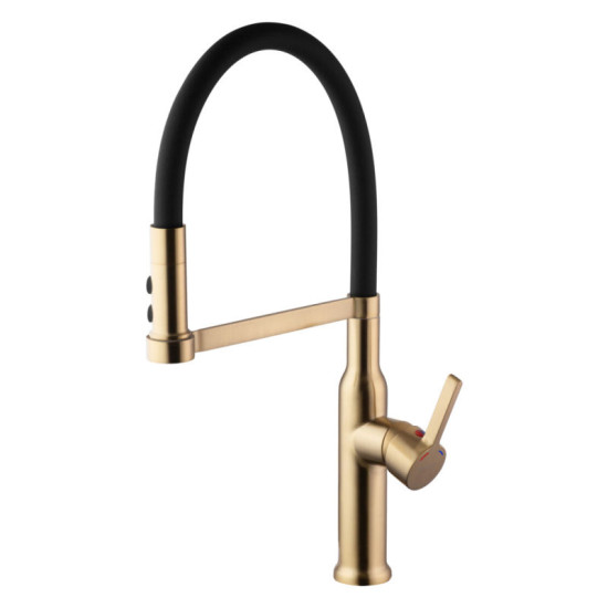 Кухонный смеситель Kroner KRP Ersel - GBG03112BLK