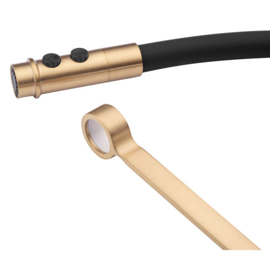 Кухонный смеситель Kroner KRP Ersel - GBG03112BLK