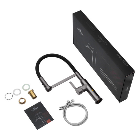 Кухонный смеситель Kroner KRP Ersel - GRP03112BLK