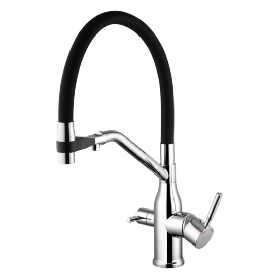 Кухонный смеситель Kroner KRP Kuche - C03816BLK