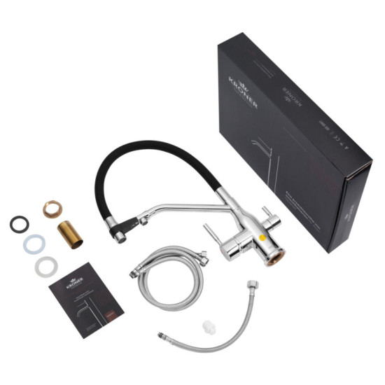 Кухонный смеситель Kroner KRP Kuche - C03816BLK