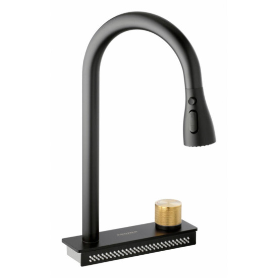 Кухонный смеситель Kroner KRP Schwarze - SCH2363