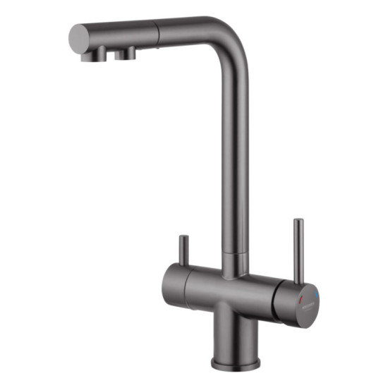 Кухонний змішувач із підключенням до фільтра Kroner KRP Edelstahl Klassisch - PVD03811