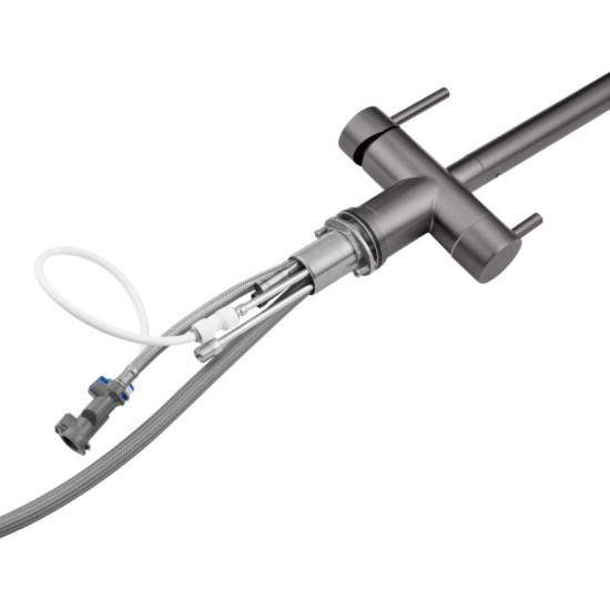 Кухонний змішувач із підключенням до фільтра Kroner KRP Edelstahl Klassisch - PVD03811