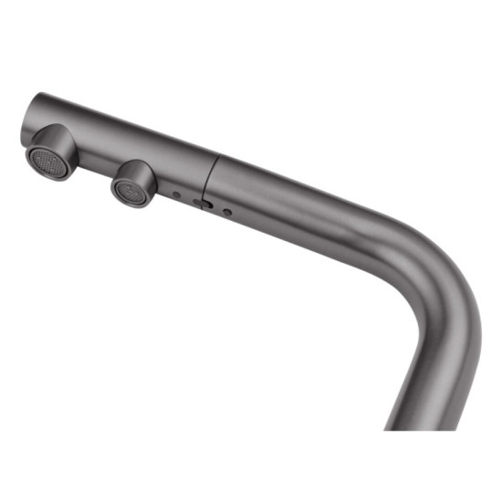 Кухонний змішувач із підключенням до фільтра Kroner KRP Edelstahl Klassisch - PVD03811