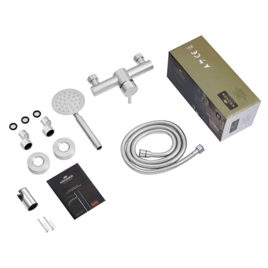 Смеситель для душа Kroner KRP Edelstahl Klassisch - ESG050