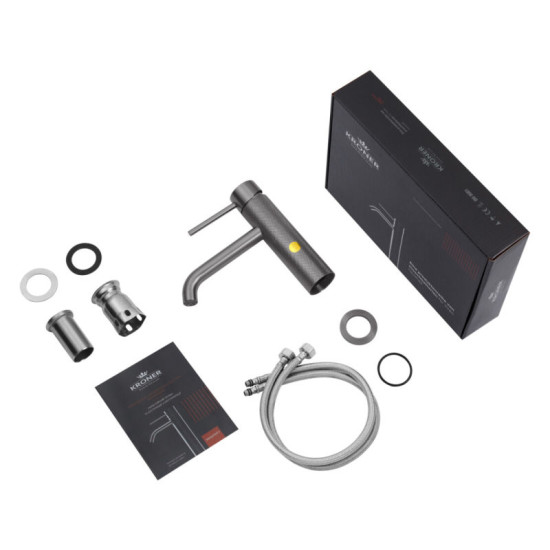 Смеситель для раковины Kroner KRP Edelstahl Berg-GRP010