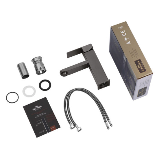 Змішувач для раковини Kroner KRP Edelstahl Kubus - PVD010