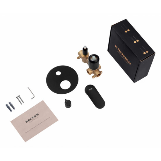 Смеситель скрытого монтажа для душа Kroner Element 211337-3801