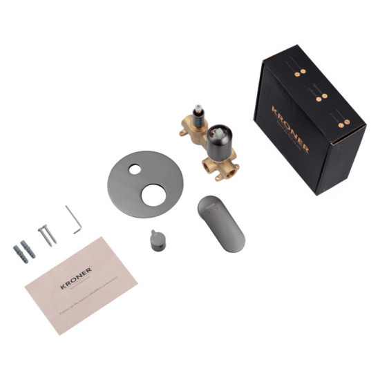 Смеситель скрытого монтажа для душа Kroner Element 211337-5301