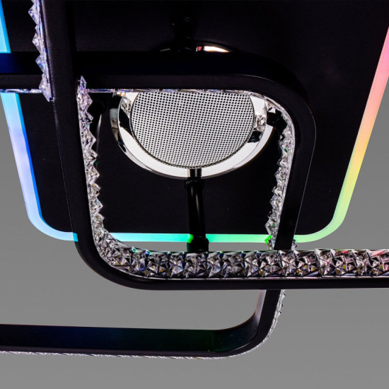 Потолочная люстра светодиодная с музыкальной колонкой и RGB подсветкой для спальни и детской Valeso YZD1272