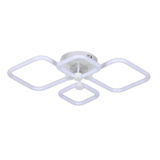 Потолочная LED люстра Valeso G 2589/2+2 WT 72W,3000K-6500K, Пульт: 2.4G с затемнением