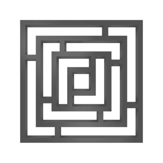 Рушникосушарка Genesis Aqua Web 70x70 графіт