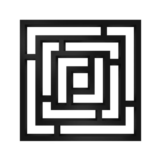Полотенцесушитель Genesis Aqua Web 70x70 черный