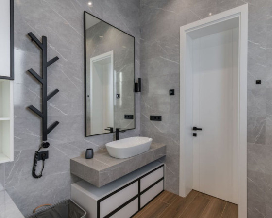 Полотенцесушитель Genesis Aqua Albero DRY 100x24 графит