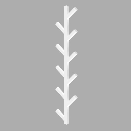 Рушникосушарка Genesis Aqua Albero long DRY 140x24 білий