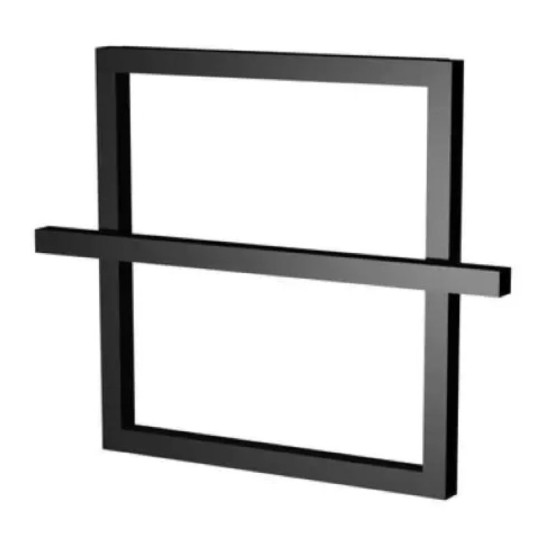 Полотенцесушитель Genesis Aqua One DRY 63x53 черный