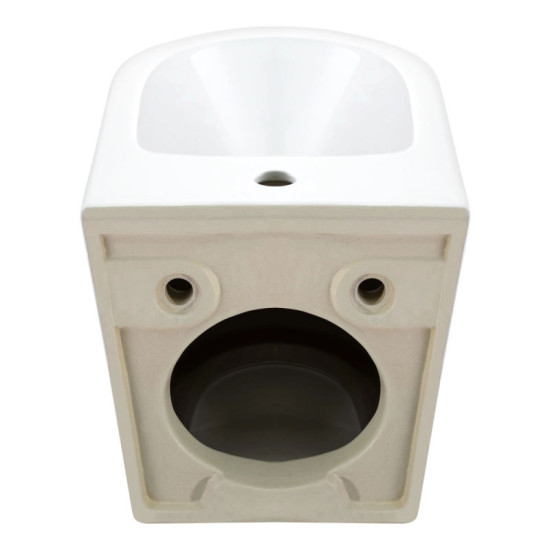 Биде подвесное Qtap Scorpio 515x370x350 White QT14551380GW