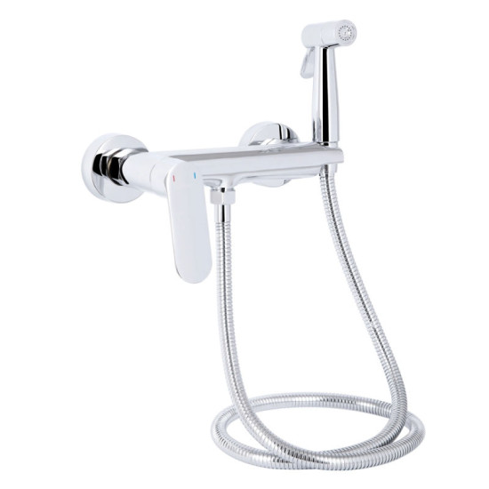 Гігієнічний душ із змішувачем Qtap Evia QTEVI262CRM47582 Chrome